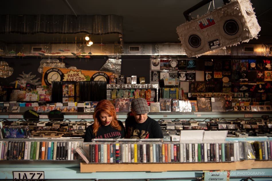 Jennifer & Michael’s Record Shop Engagement