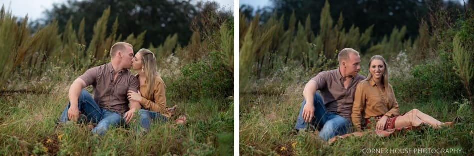 Rustic Sunset Engagement