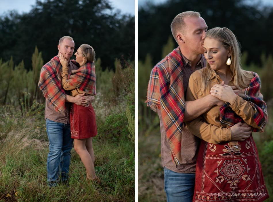 Rustic Sunset Engagement