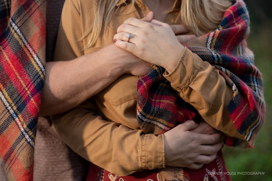 Rustic Sunset Engagement