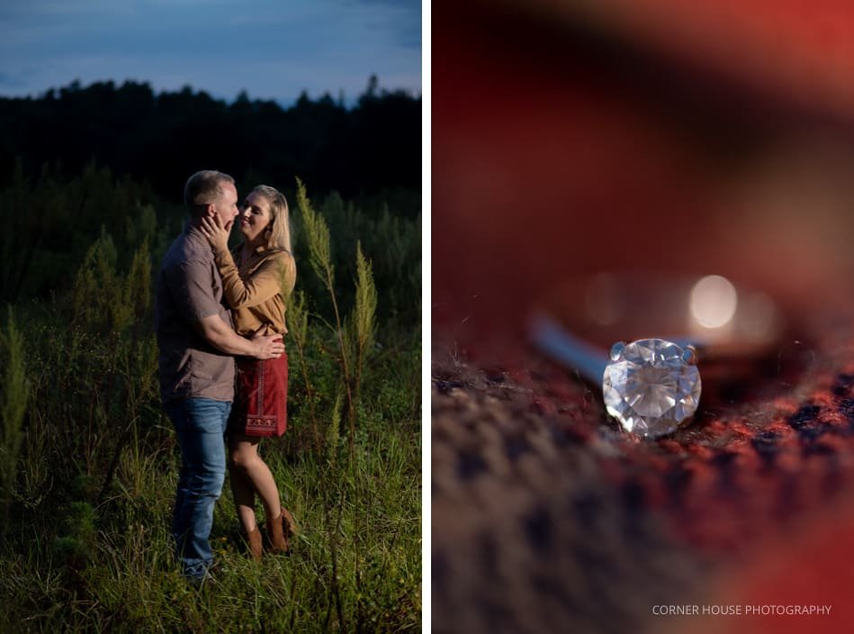 Rustic Sunset Engagement
