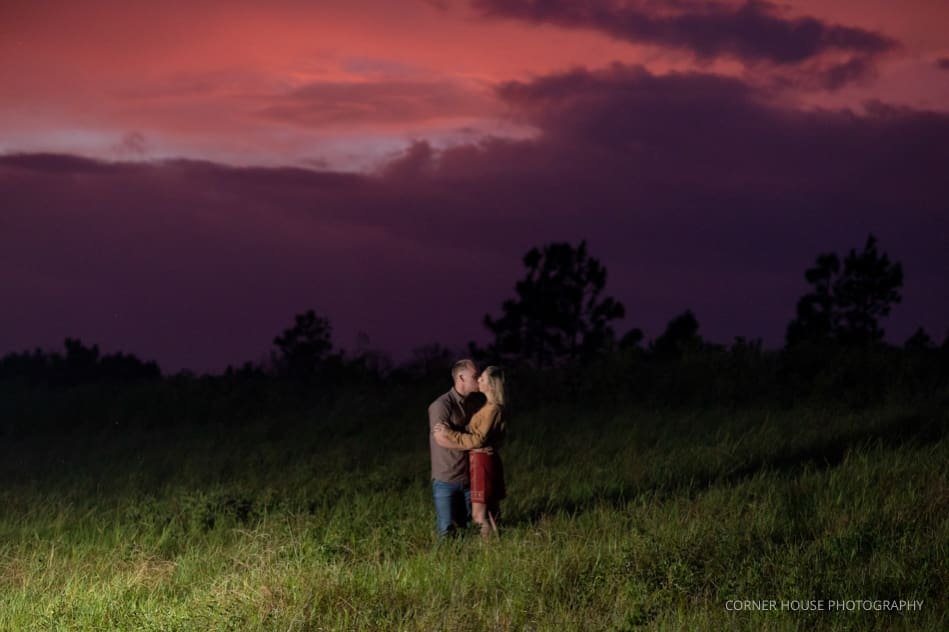 Rustic Sunset Engagement