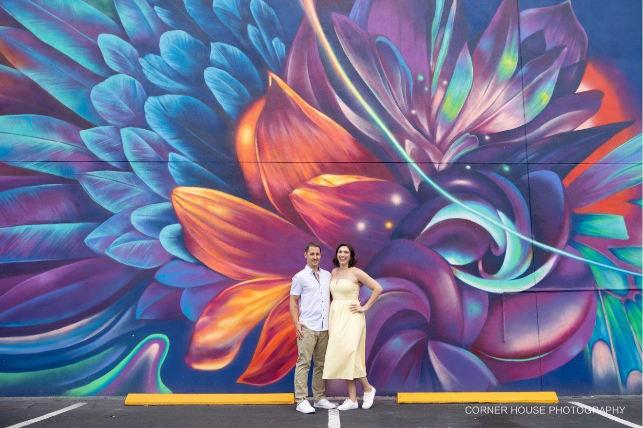 Tara & Josh’s Mural-Inspired Saint Petersburg Engagement