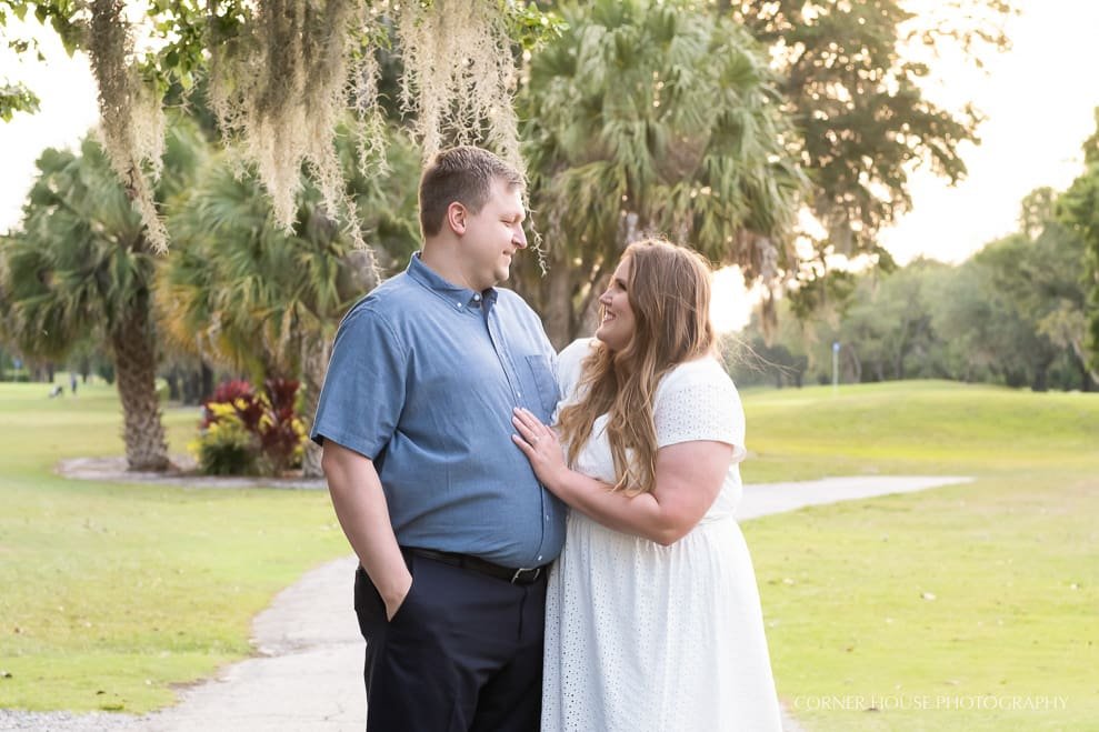 Shades of Green Disney Engagement Session