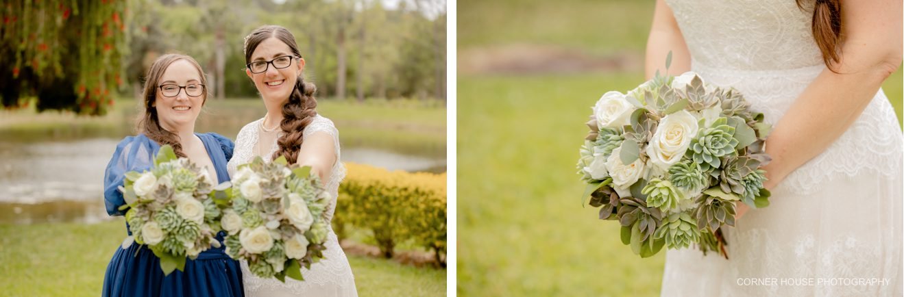 Shades of Green Wedding