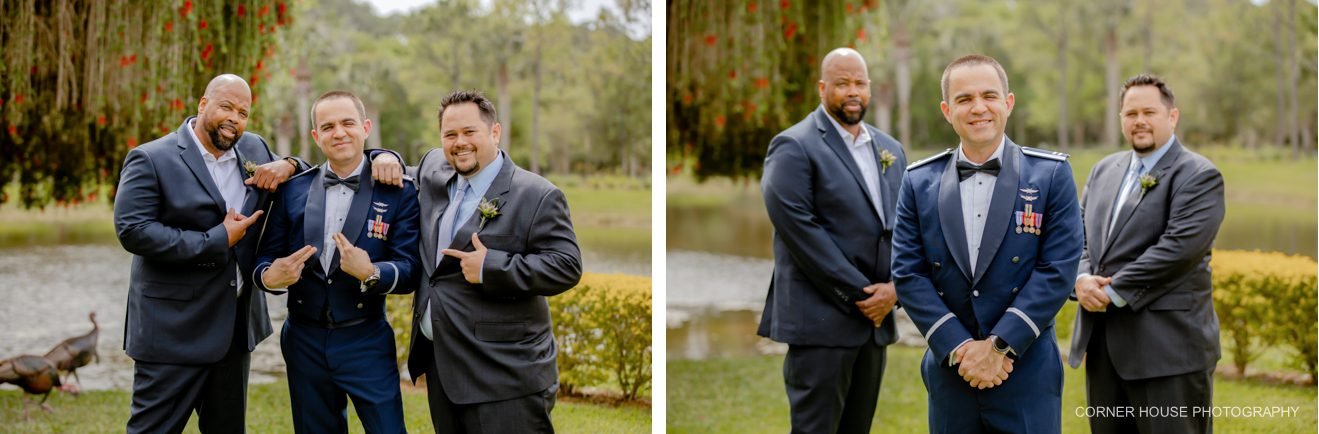 Shades of Green Wedding