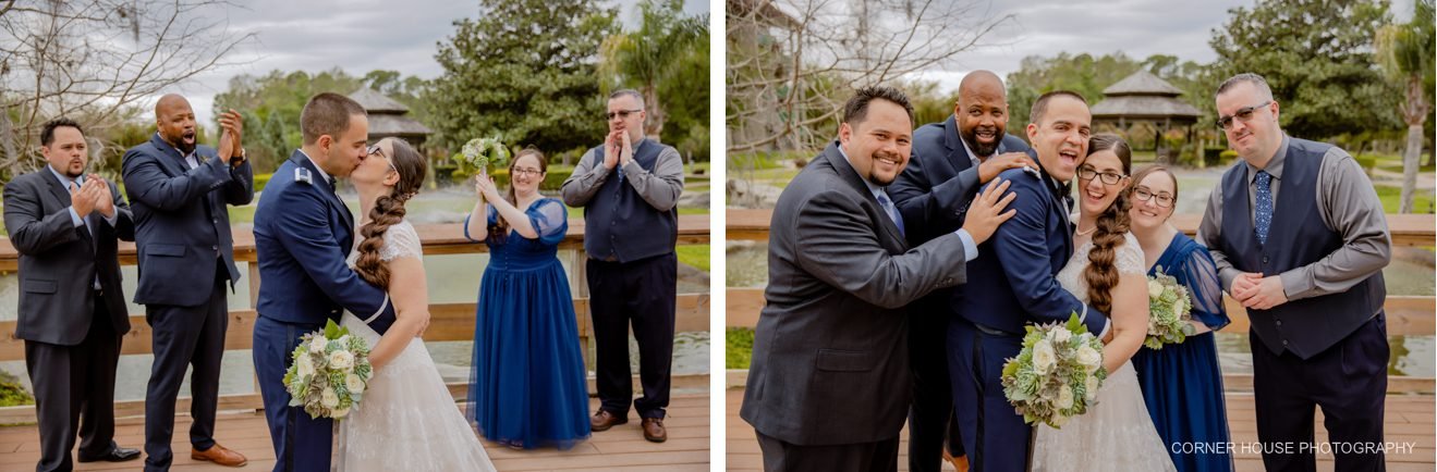 Shades of Green Wedding