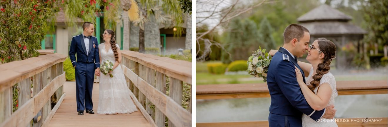 Shades of Green Wedding