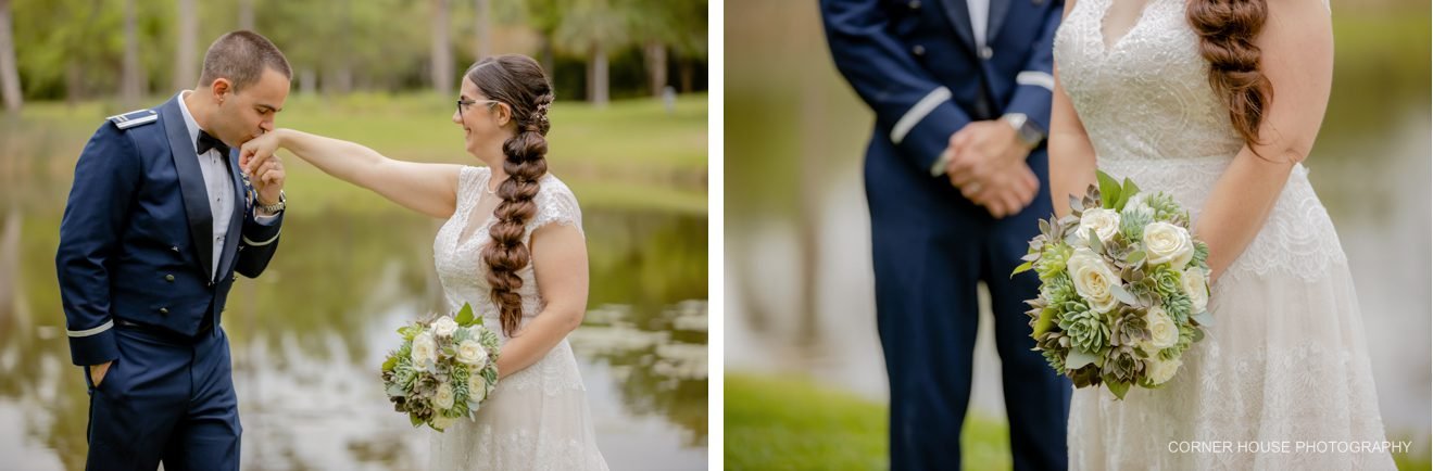 Shades of Green Wedding