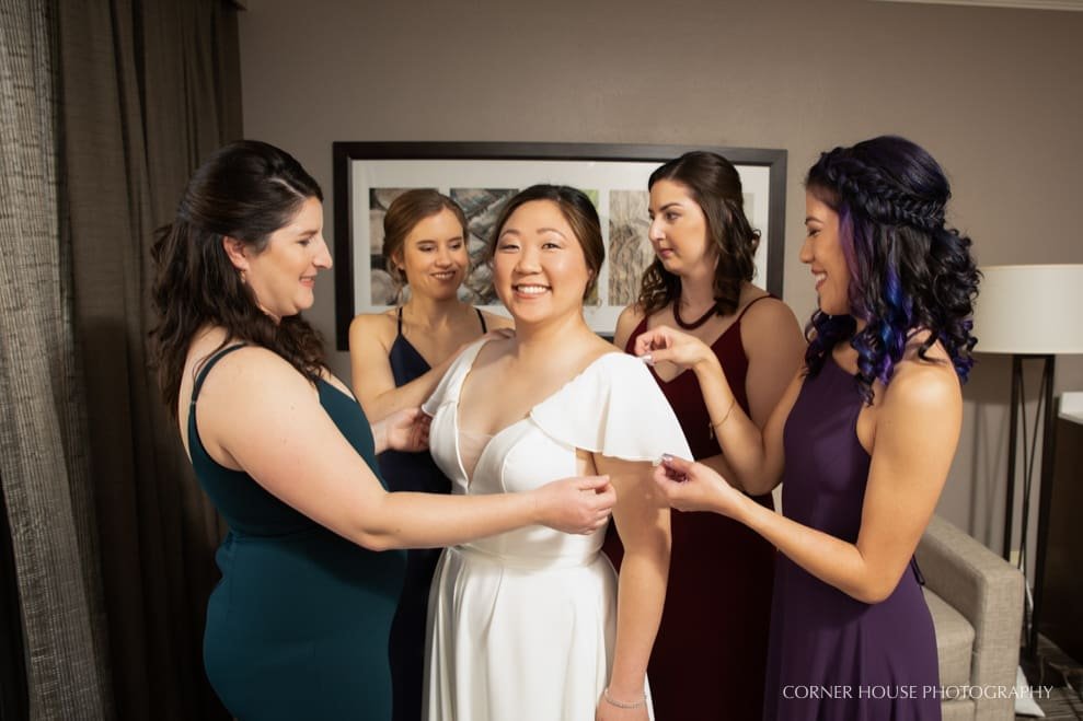 Shades of Green Wedding