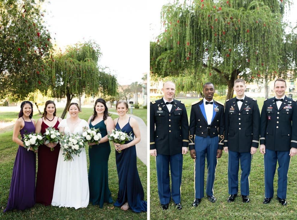 Shades of Green Wedding