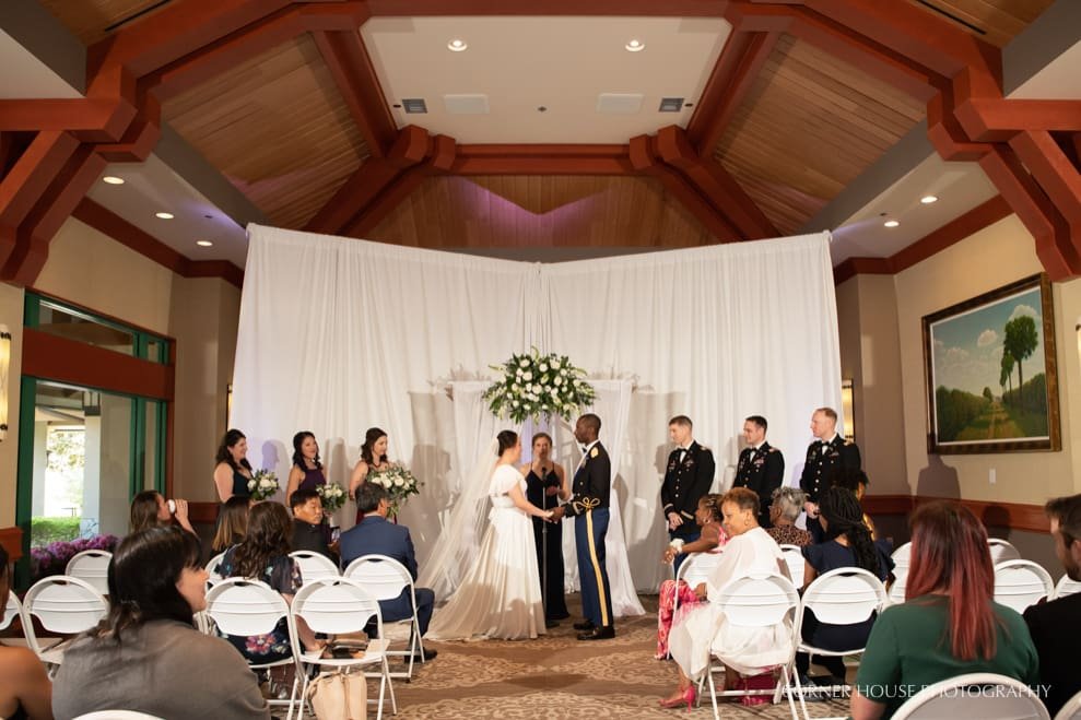 Shades of Green Wedding
