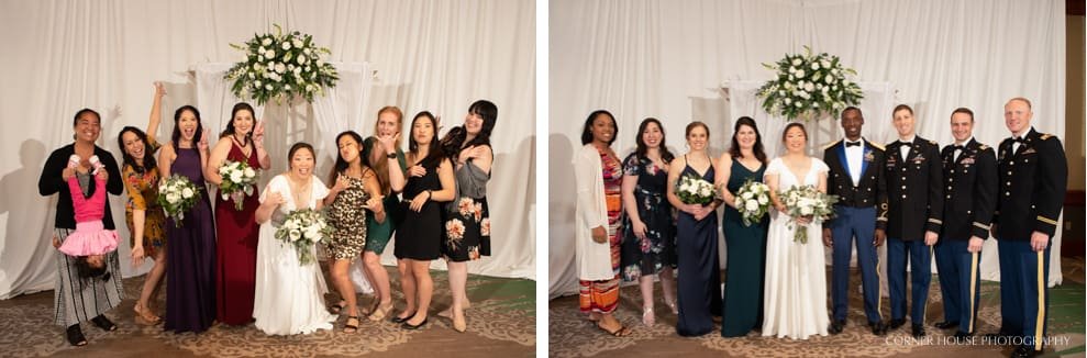 Shades of Green Wedding