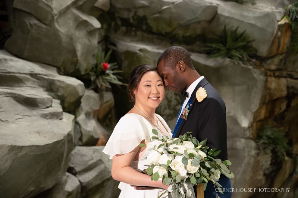 Shades of Green Wedding