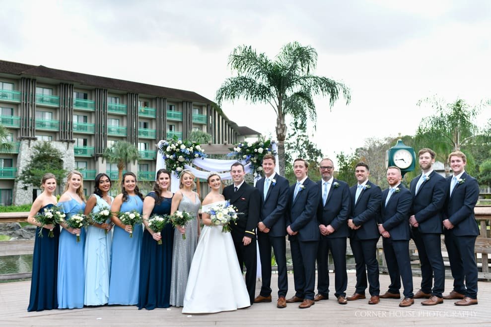 Shades of Green Wedding