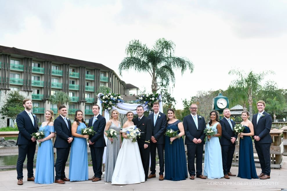 Shades of Green Wedding