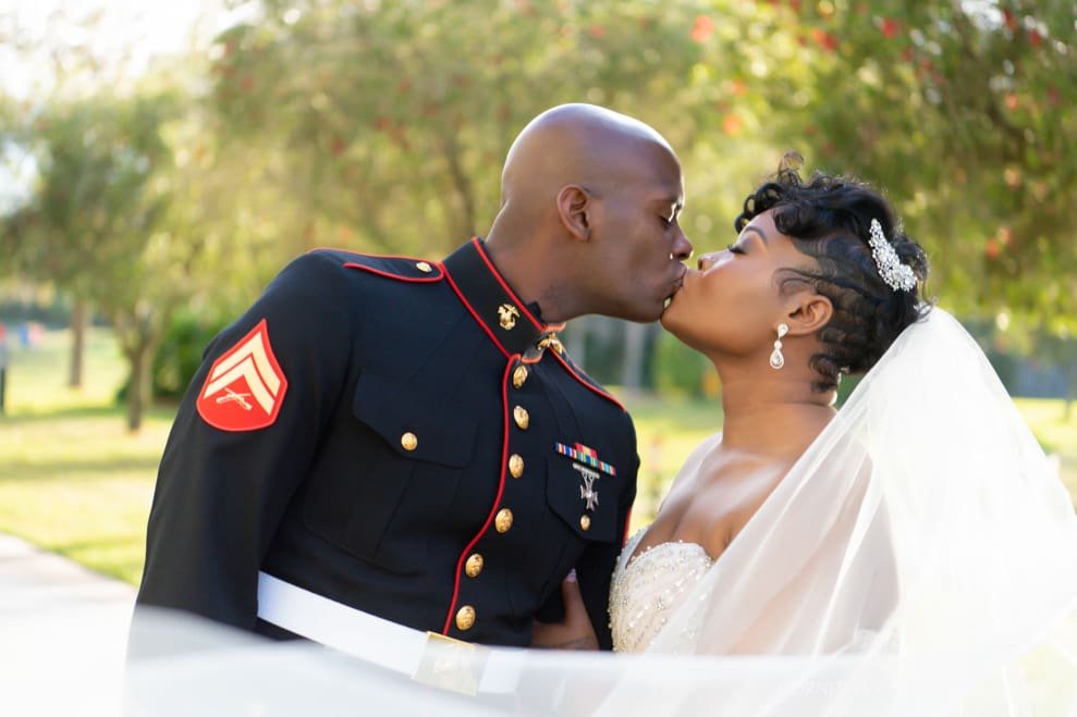 Jennifers & Napoleon’s Shades of Green Wedding at Disney