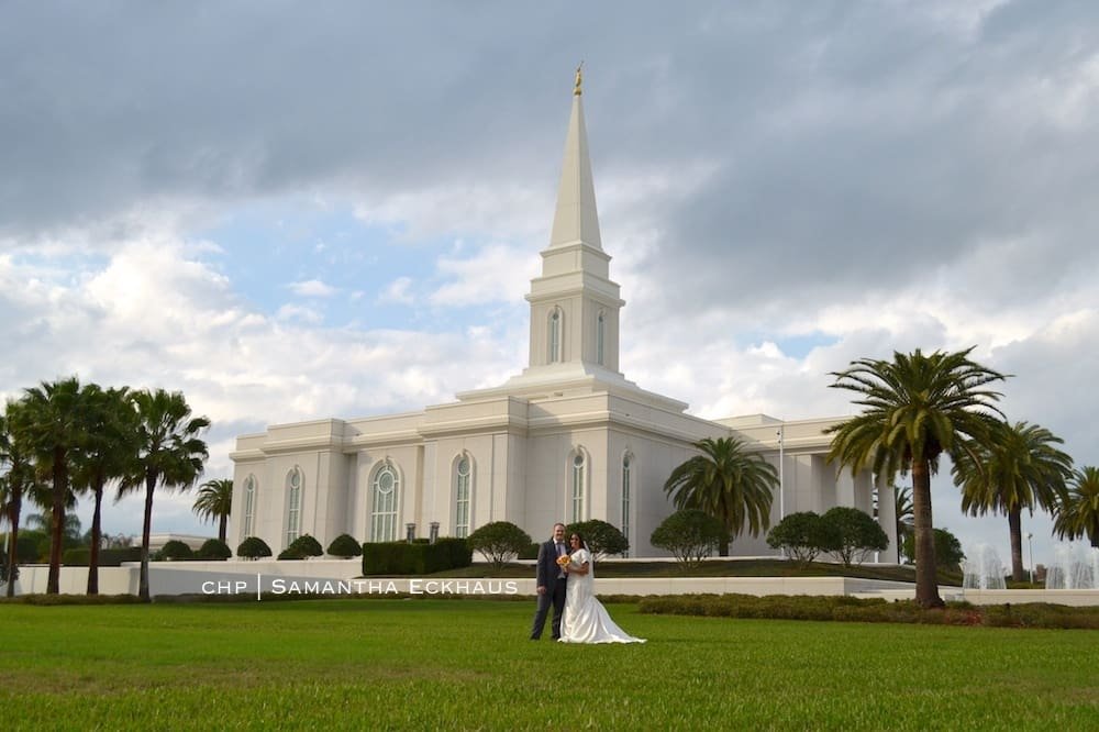 Orlando Florida Temple LDS Wedding Orlando Florida Temple LDS Wedding
