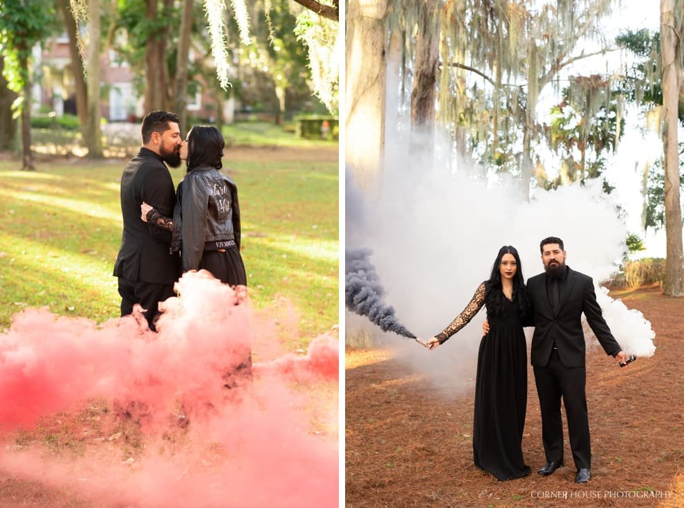 Smoke Bomb Engagement Smoke Bomb Engagement