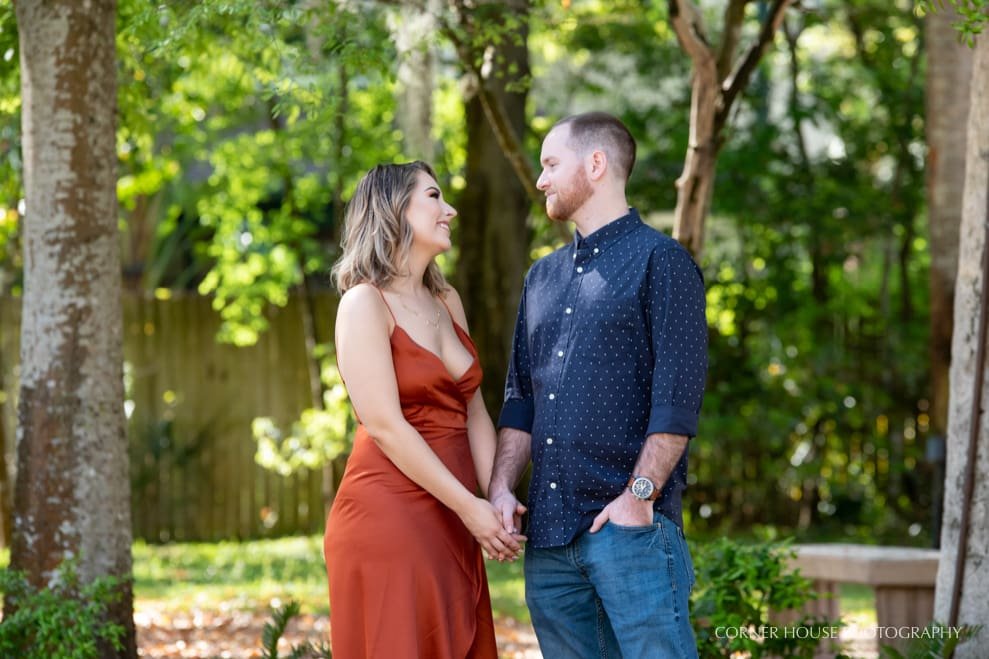 St. Augustine Garden Engagement