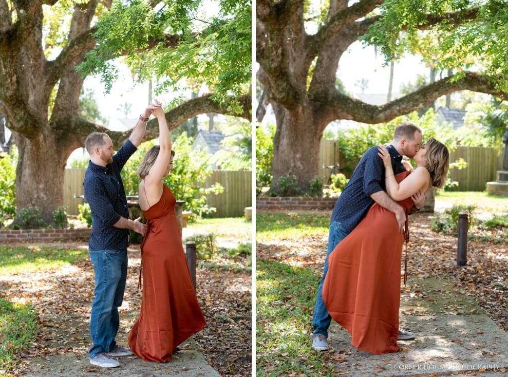 St. Augustine Garden Engagement