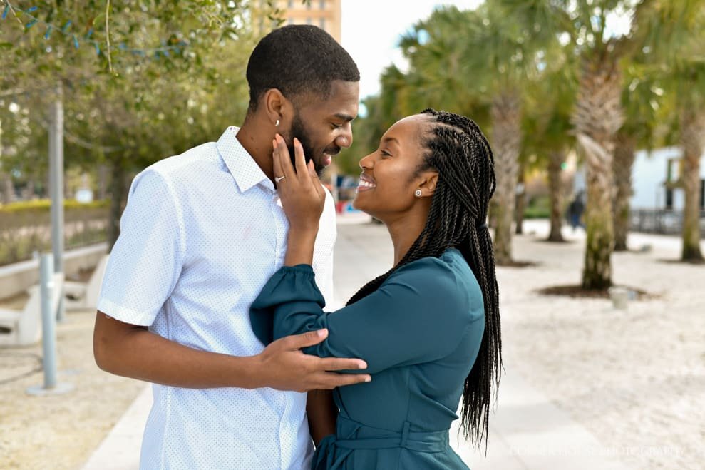 Tampa Riverwalk Engagement