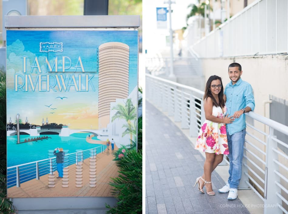 Tampa Riverwalk Engagement