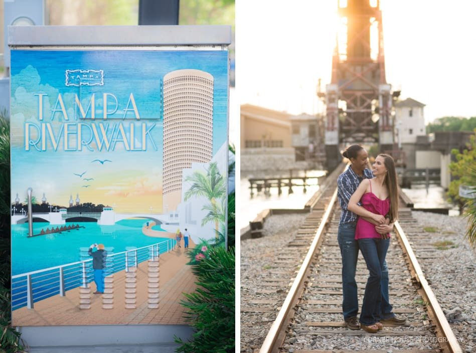 Tampa Riverwalk Engagement Tampa Riverwalk Engagement