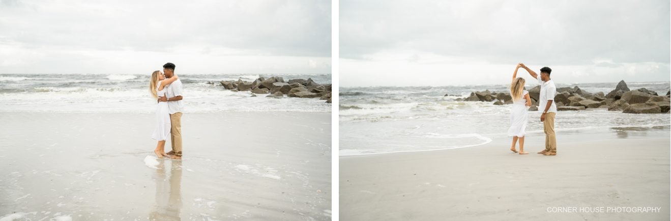 Vilano Beach Fishing Pier Engagement