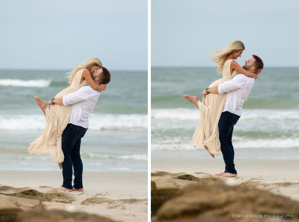 Washington Oaks Beach Engagement Washington Oaks Beach Engagement
