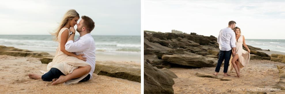 Washington Oaks Beach Engagement Washington Oaks Beach Engagement