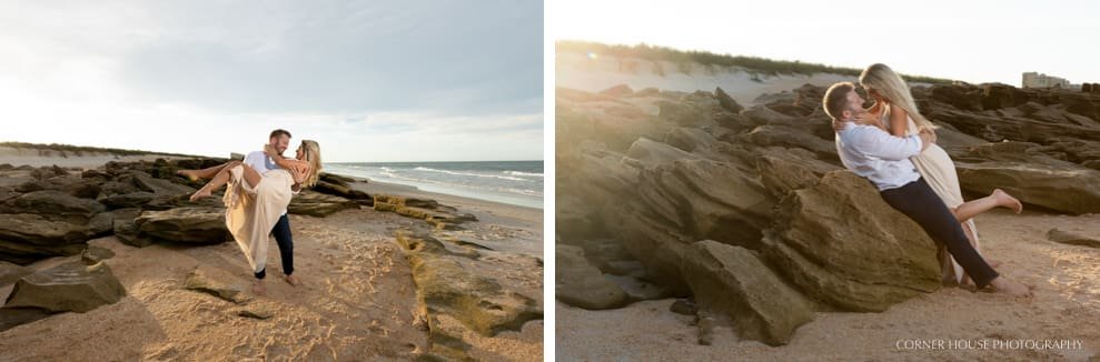 Washington Oaks Beach Engagement Washington Oaks Beach Engagement
