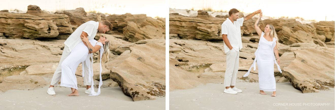 Washington Oaks Gardens State Park Beach Engagement