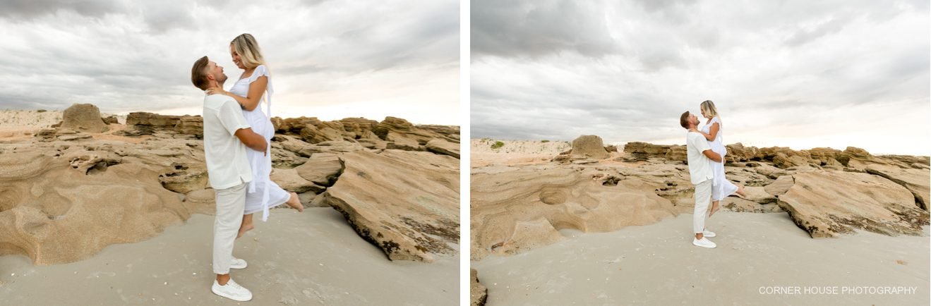 Washington Oaks Gardens State Park Beach Engagement