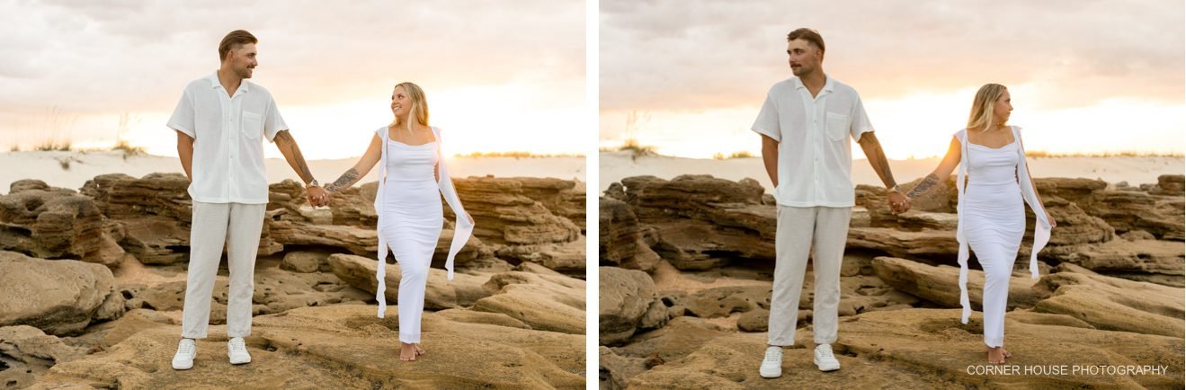 Washington Oaks Gardens State Park Beach Engagement