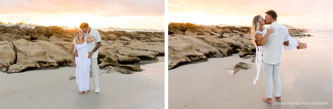 Washington Oaks Gardens State Park Beach Engagement