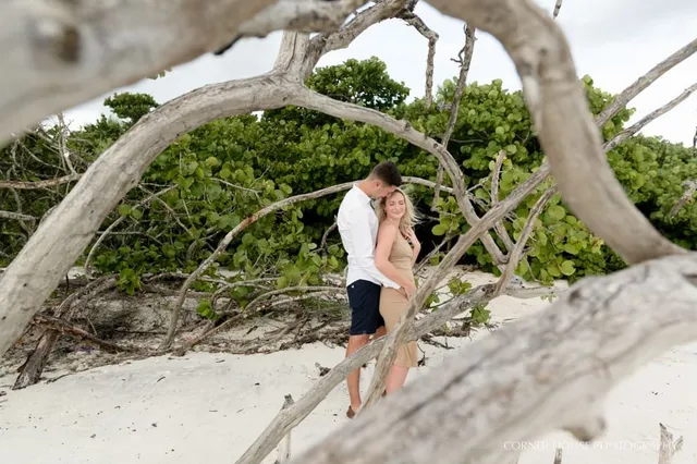 Sloan & Josh’s Wiggins Pass Beach Engagement