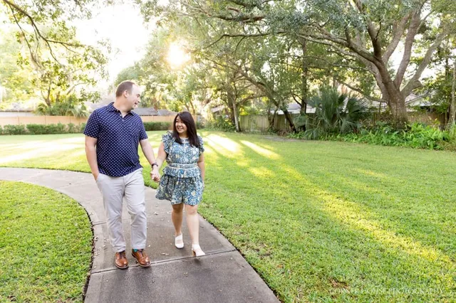 Jozabel & Stan’s Winter Garden Downtown Pavilion Engagement
