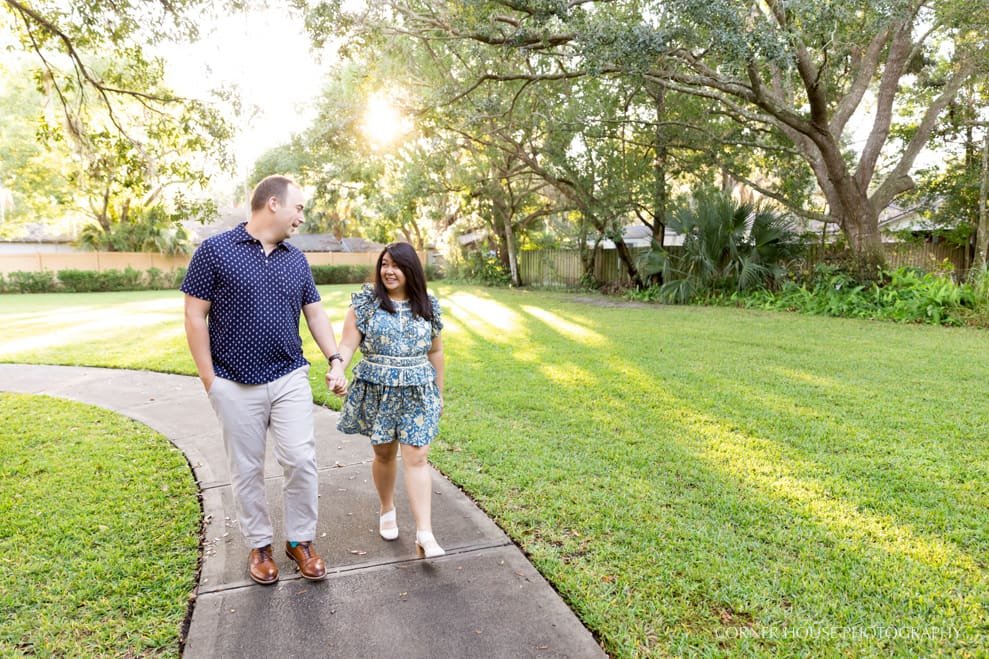 Jozabel & Stan’s Winter Garden Downtown Pavilion Engagement