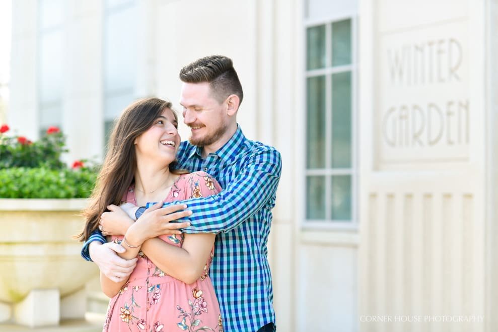 Katie & Jared’s Winter Garden Engagement