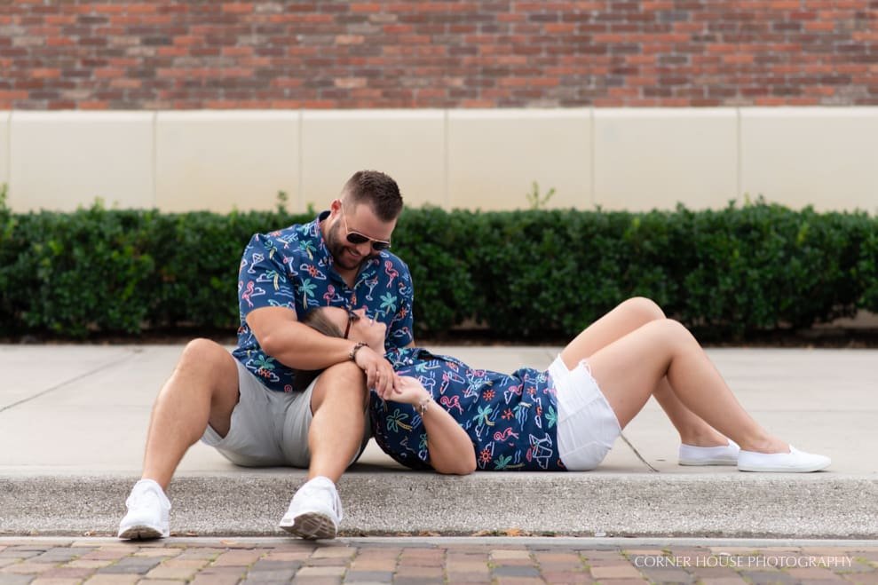 Afton & Mike’s Winter Garden Engagement