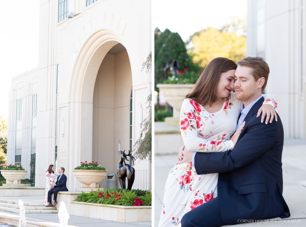 Winter Garden Engagement Winter Garden Engagement