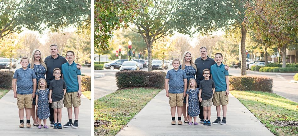 Winter Garden Holiday Family Portraits Winter Garden Holiday Family Portraits