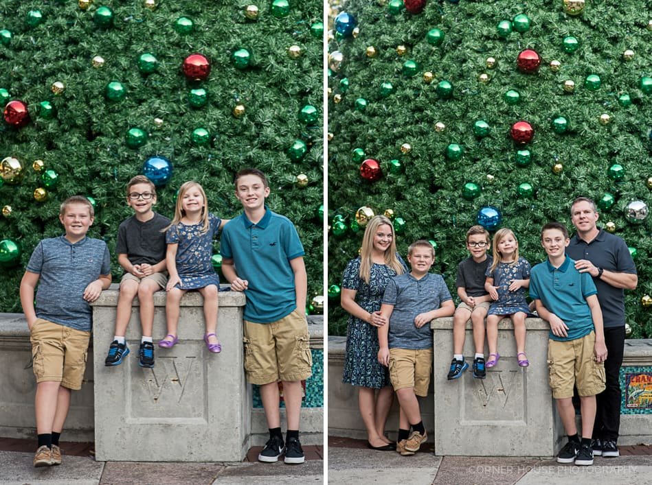 Winter Garden Holiday Family Portraits Winter Garden Holiday Family Portraits