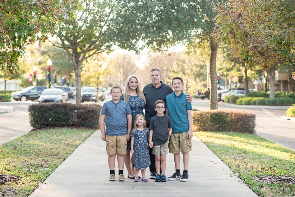 Winter Garden Holiday Family Portraits