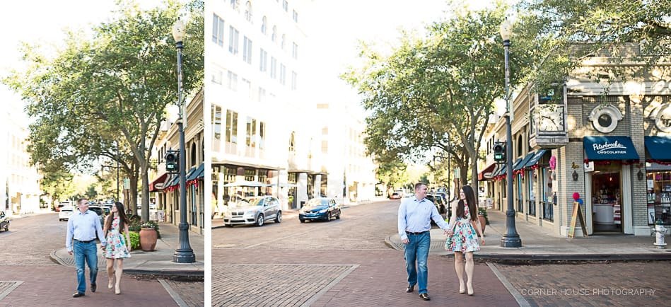 Park Ave Winter Park Engagement Park Ave Winter Park Engagement