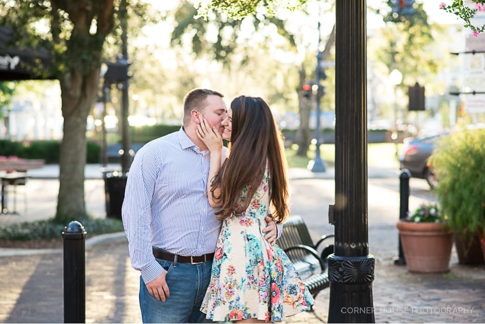 Park Ave Winter Park Engagement Park Ave Winter Park Engagement