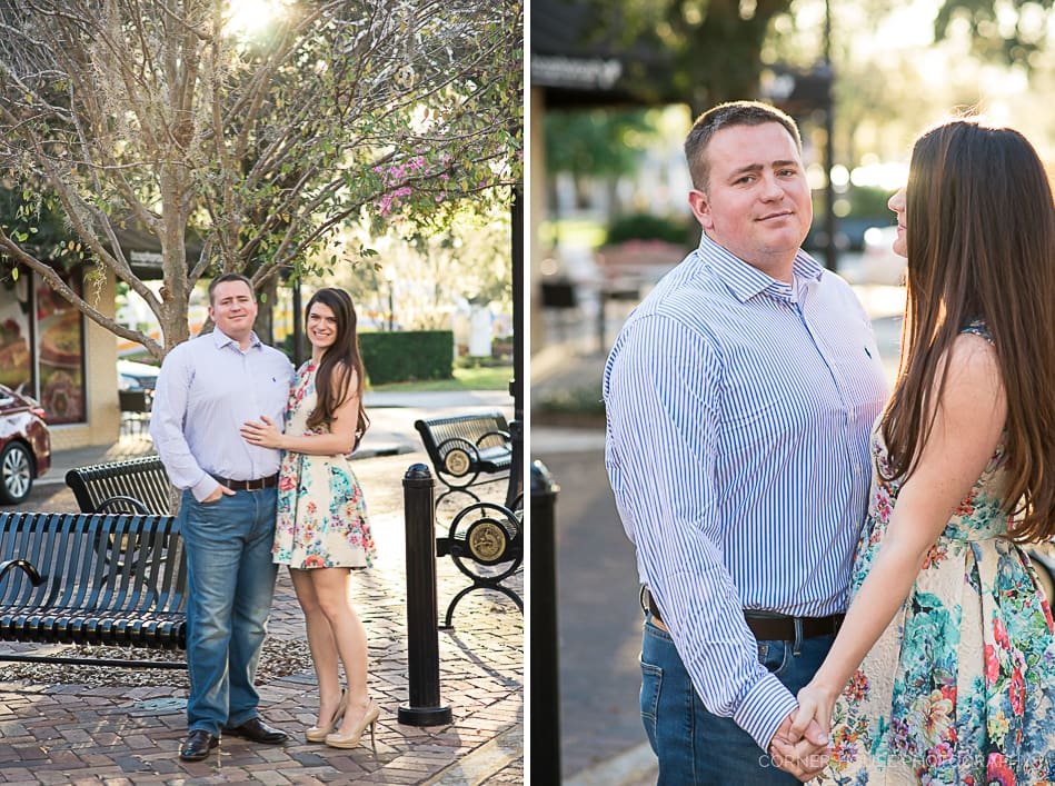 Park Ave Winter Park Engagement Park Ave Winter Park Engagement