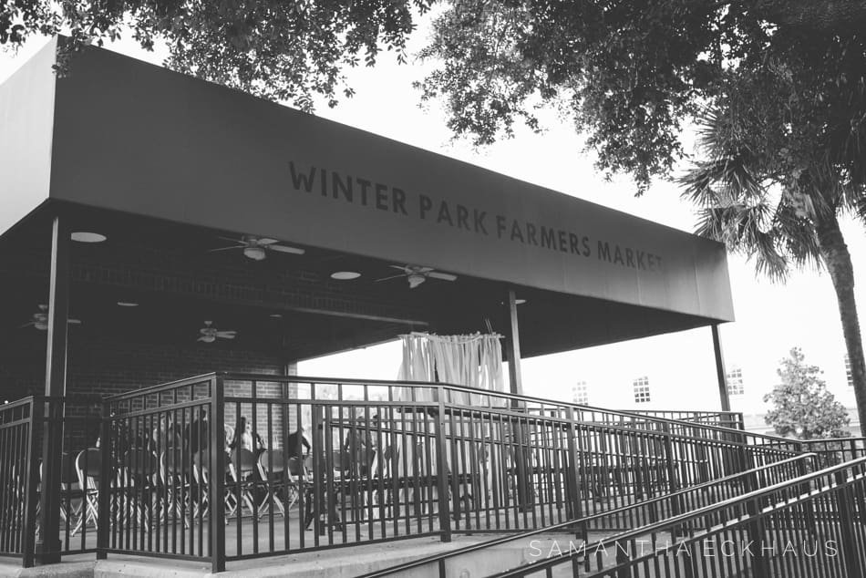 Winter Park Farmers Market Wedding Winter Park Farmers Market Wedding