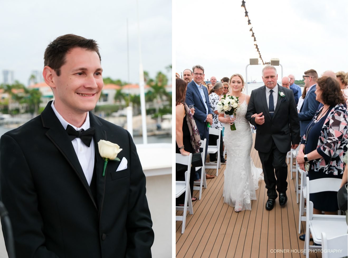 yacht starship cruise wedding